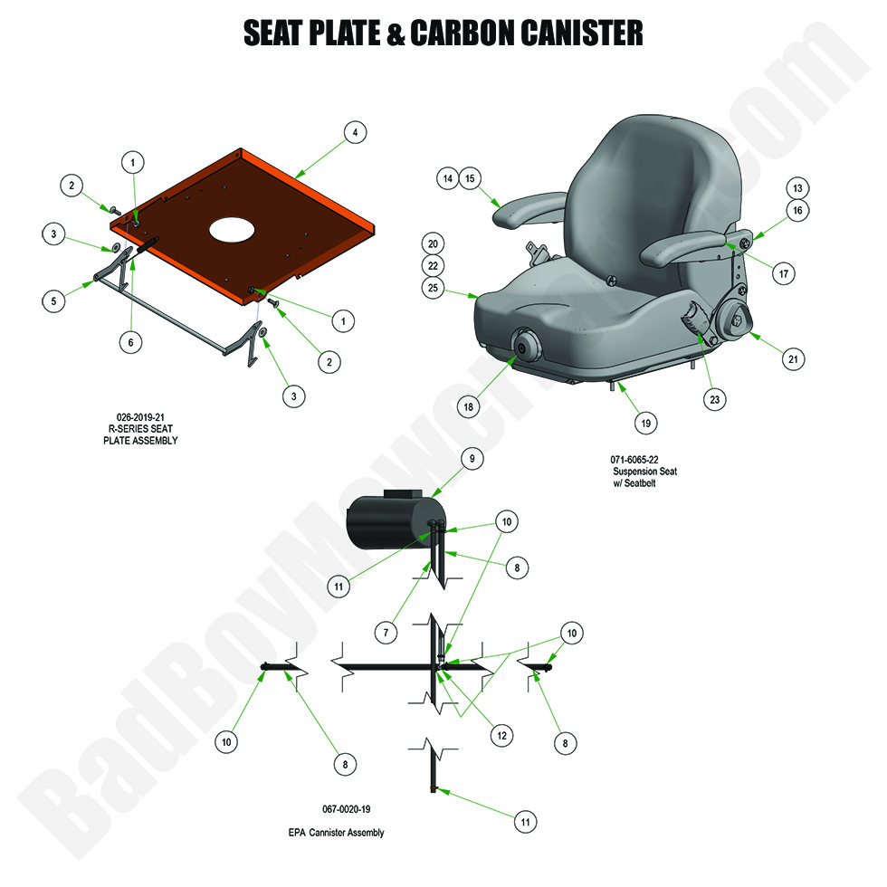 2024 Renegade - Gas - Seat Plate